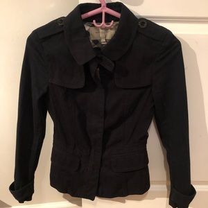 Black Jean Burberry Jacket